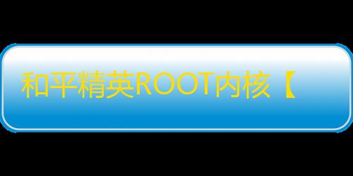 和平精英ROOT内核【AP】和平纯c-外挂